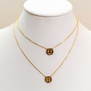 Escapularios de San Benito en Oro Amarillo 18K